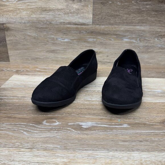Skechers Cleo Casual Flex Wedge Black Flats Women's Size 8 - Picture 1 of 6